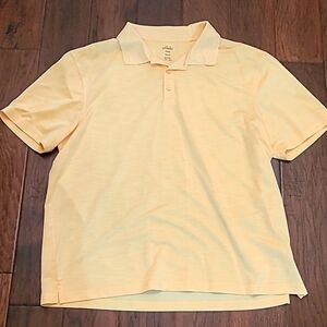 Haggar men's Yellow polo style shirt size XL